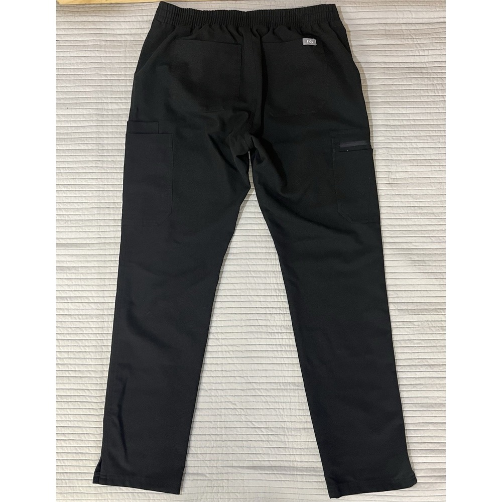 FIGS Technical Collection Black Zip Pocket Scrub Pants Womens Size Small - Picture 7 of 9